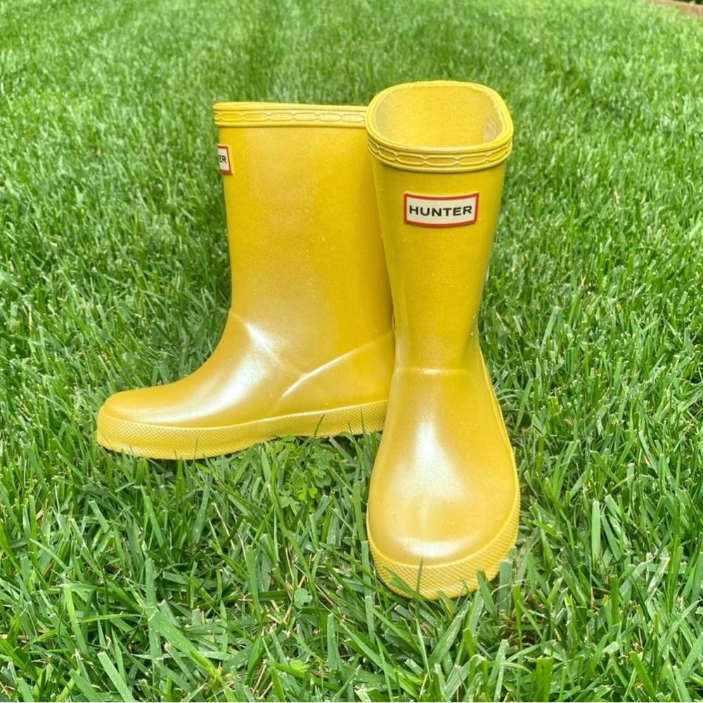 Hunter 'Sunflower' Kids First Nebula Rain
Boots - Size 10